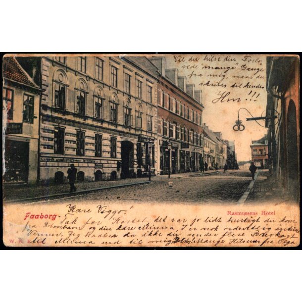 Faaborg - Rasmussens Hotel - W.K.F. 709 -  Godt Brugt