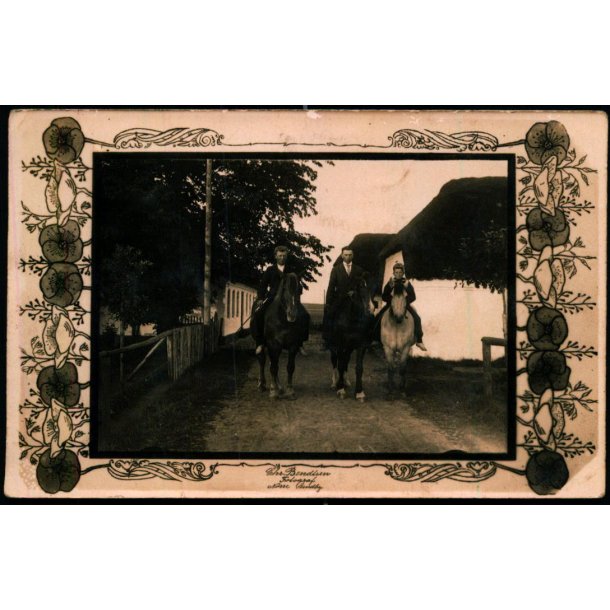 Fotokort Ukendt - Til Hest - Ubrugt