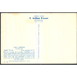 R.M.S. Caronia- Cunard Line - u/n - Ubrugt