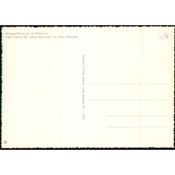 Kongeparret og de tre Prinsesser - Stender 7019 - Ubrugt