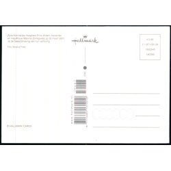 Prins Willem Alexander - Maxima Zorreguieta -  Hallmark 385 - Ubrugt