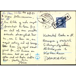 Postkort fra Sverige - Kassestempel Fra Sverige 18 - 8 - 87