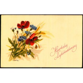 V.Hancke - Hjertelig Lyknskning - WL 528 - Brugt