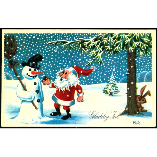 K.V. Larsen - Gldelig Jul - Rudolf Olsen u/n - Brugt