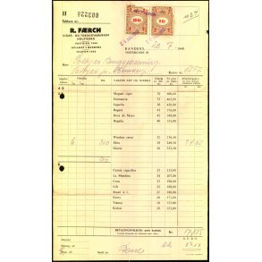 R. F�rch - Cigar og Tobaksfabrikker - Holstebro 1949