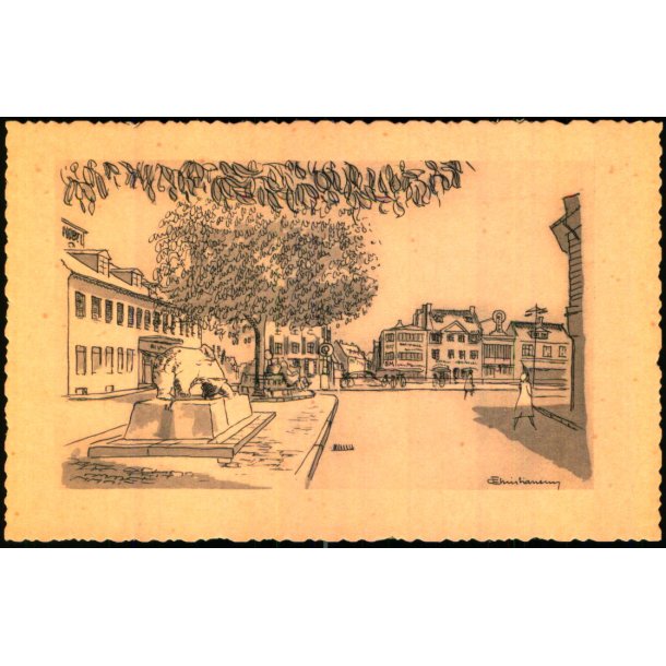 Nyk�bing F. - Torvet - Stender u/n - Ubrugt