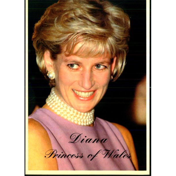 Diana Princess af Wales. - Ubrugt