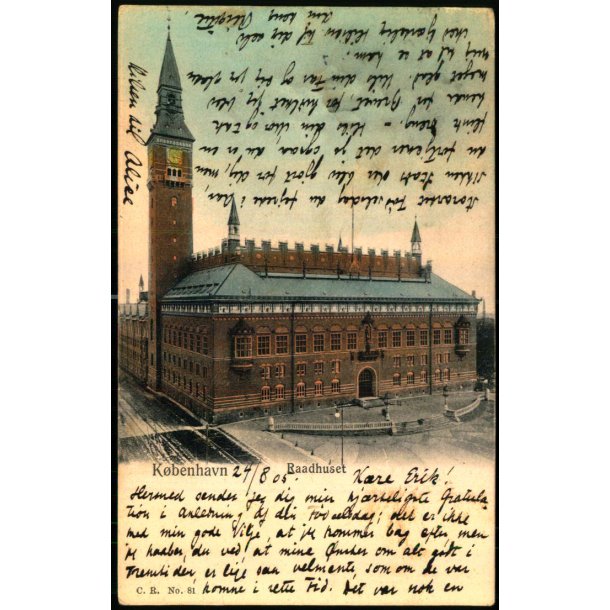 Kbenhavn - Raadhuset  - CR 81 - Brugt