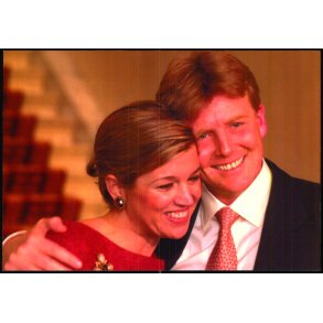 Prins Willem Alexander - Maxima Zorreguieta -  Hallmark 385 - Ubrugt
