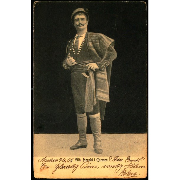 Vilh. Herold  i "Carmen" - Ed.F. Ph. &amp; Co. 4717