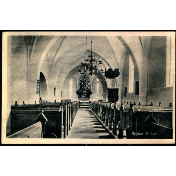 Nysted Kirken - E. Ross Svenningsens Papirh. 38707 - Ubrugt
