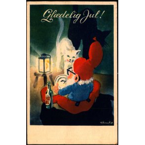 V.Hancke - Gldelig Jul - Eneret Serie 447 - Brugt