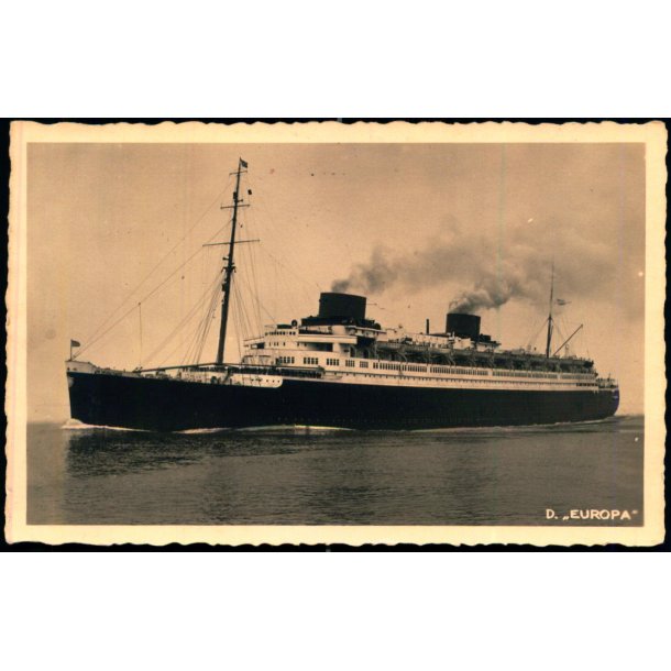 D. "EUROPA" - Fotokort u/n - Brugt