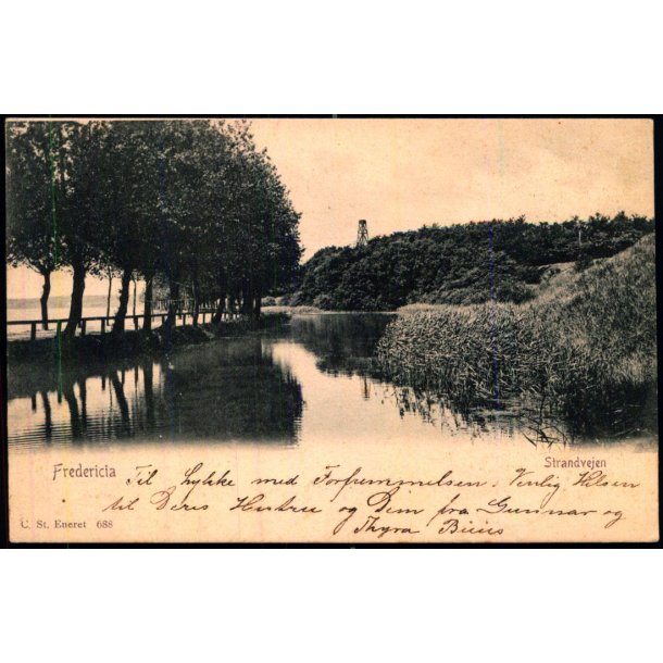 Fredericia - Strandvejen - C. St. 688 - Brugt