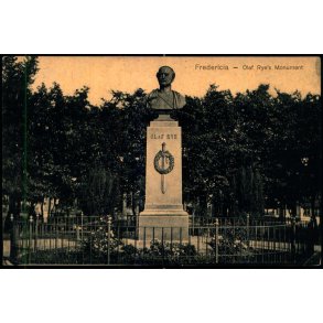 Fredericia - Olaf Ryes Monument - J.A.F. 296 - Brugt