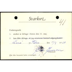 Efterporto - Tryksagskort til Nstved