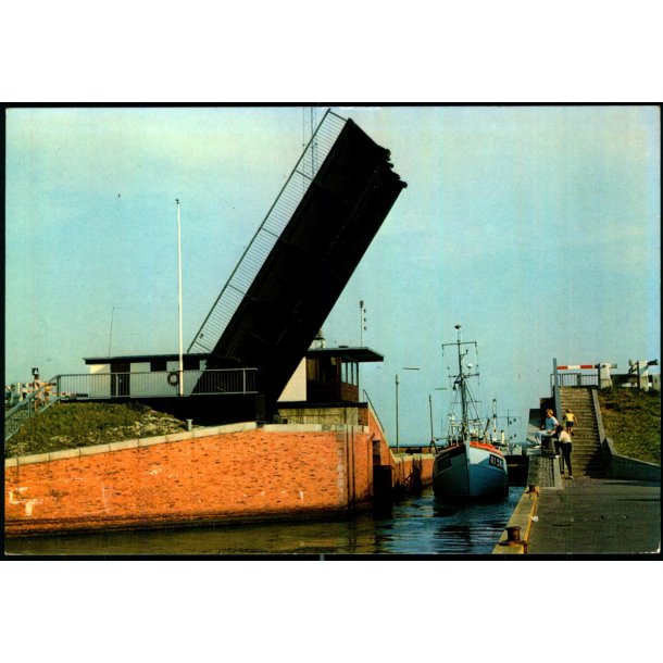 Hvide Sande Sluse  - Stjerne Foto 35377 - Ubrugt