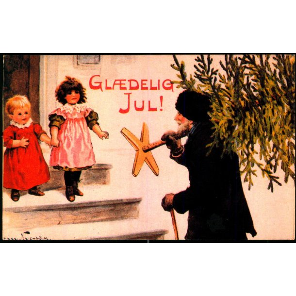 Jenny Nystrm - Gldelig jul - Nytryk Forlaget Hamlet u/n - Ubrugt