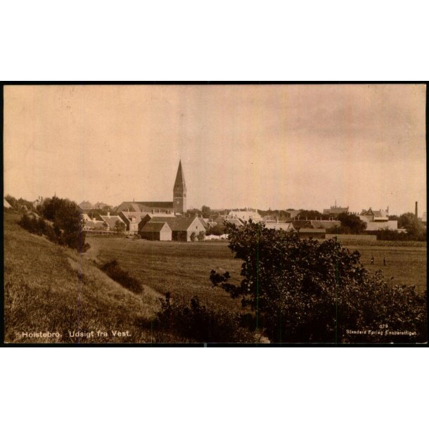 Holstebro - Udsigt fra Vest - Fotokort Stender 079 - Brugt