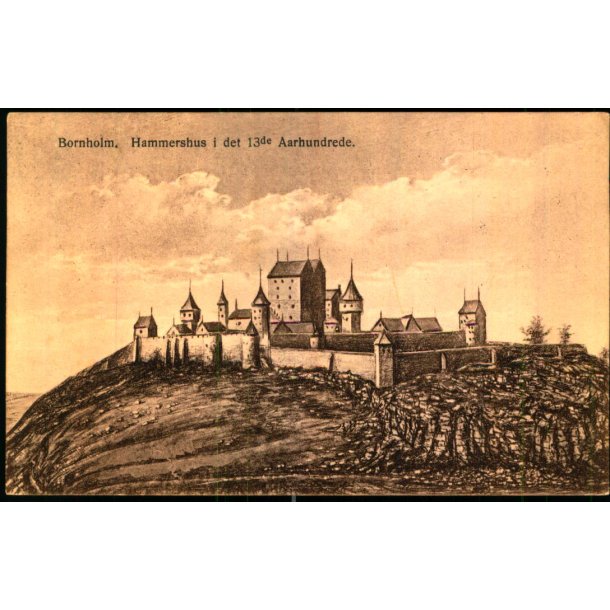 Bornholm - Hammershus i det 12 te Aarhundrede - Colbergs Bogh. 565 - Brugt