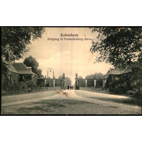 Kbenhavn - Indgang til Frederiksberg Have - Cr. 14190 - Brugt