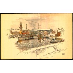 Ebbe Fog - Kbenhavns Havn med Knippelsbro -  K. Witt-Mller 3157/1 - Ubrugt