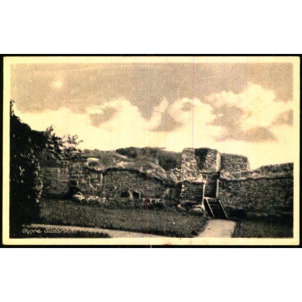 Gurre Slotsruin - L. Hansen  10232 - Ubrugt