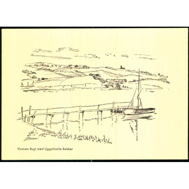 Vosn�s Bugt med Eggelb�lle Bakker -  Katonkort u/n - Ubrugt