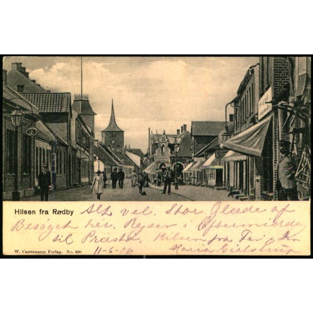 Hilsen fra R�dby - W. Carstensens Forlag 690 - Brugt
