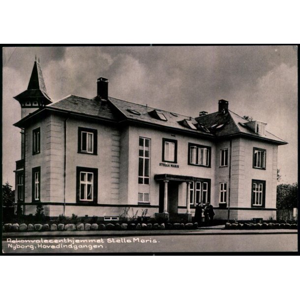 Rekonvalcenthjemmet Stella Maris. Nyborg - Hovedindgang - Andersen &amp; Kusk 95918 - Brugt