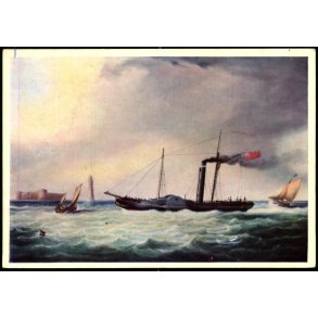 The Irish Paket entering the Mersey 1831 - National Museum 177 - Ubrugt