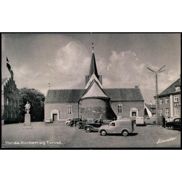 Varde - Kirken og Torvet - Stender V. 134 K - Ubrugt