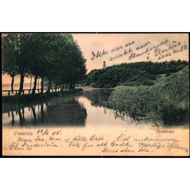 Fredericia - Strandvejen - C. St. 688 - Brugt