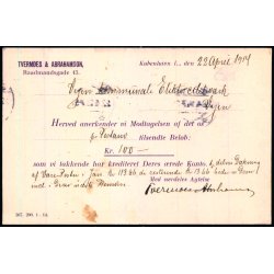 Tvermoes &amp; Abrahamson - Kbh.  - u/n - Brugt