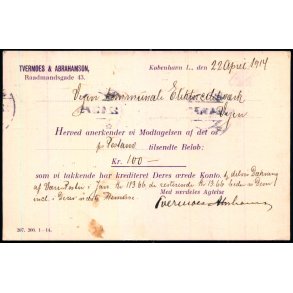 Tvermoes & Abrahamson - Kbh.  - u/n - Brugt