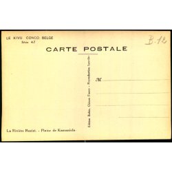 Congo Belge - La Riviere Ruzizi - Plaine de Kamaniola  - Fotokort 4 - 7 - Ubrugt