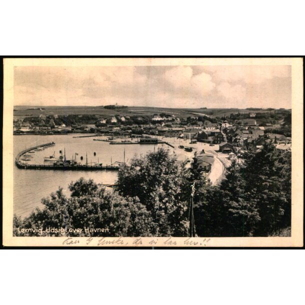 Lemvig - Udsigt over Havnen - Stender L. 7 - Brugt