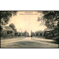 Kbenhavn - Indgang til Frederiksberg Have - u/n - Brugt