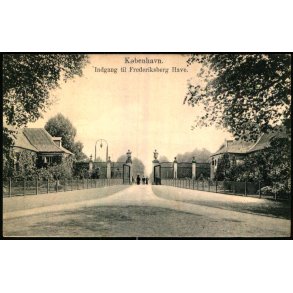 Kbenhavn - Indgang til Frederiksberg Have - u/n - Brugt