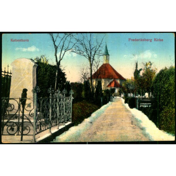 Kbenhavn -  Frederiksberg Kirke - u/n - Ubrugt