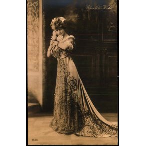 Charlotte Wiche - Fotokort P. Hechscher 1630 - Ubrugt