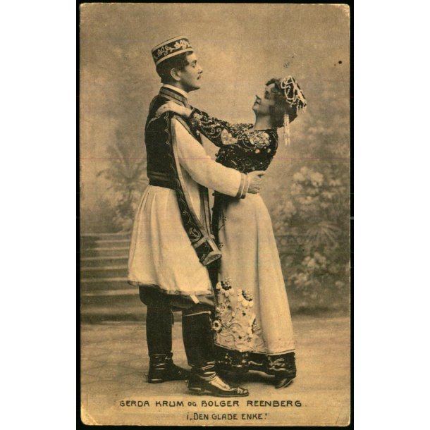 Gerda Krum og Holger Reenberg - Den glade Enke - Alex Vincent 1357 - Brugt