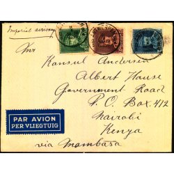 Luftpost Brev fra Belgien til Kenya - 9 - 1 - 36