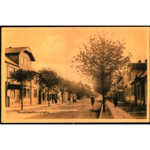 Hovedgaden - Lyngby - Henriksens Bogh. 37537 - Ubrugt 