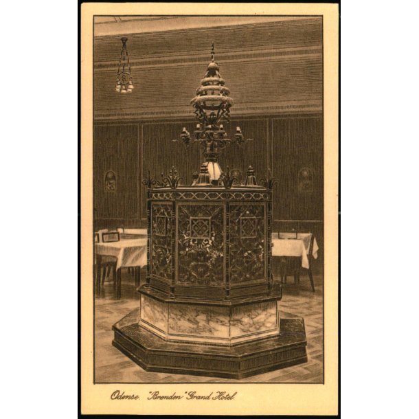 Odense -"Br�nden"  Grand Hotel - Hjalmar Grupes Bogh. u/n - Ubrugt