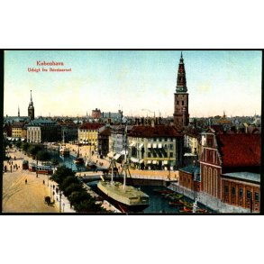 K�benhavn - Udsigt fra B�rstaarnet - Stender 27727