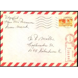 Efterporto - Brev "Karen Mrsk" 11 - 4 - 1981   til  A.P. Mller   - Efterporto 0,80 re i Stempel 