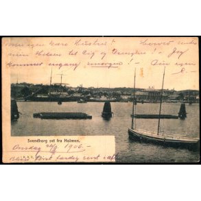 Svendborg - Set fra Holmen - H.H.O. 1039 - Brugt 