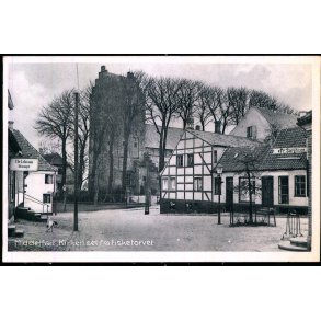 Middelfart - Kirken set fra Fisketorvet - O.P. 68642 - Ubrugt