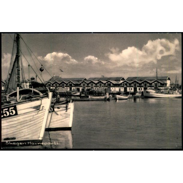 Skagen - Havneparti - Einer Nielsens Bogh. 98688 - Ubrugt